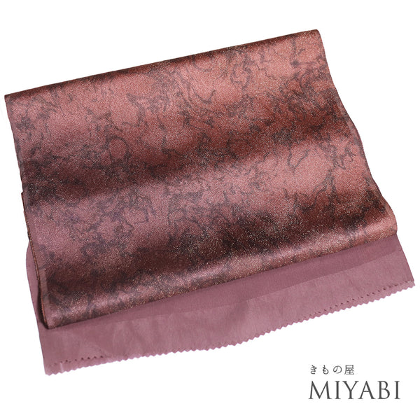 帯揚げ リサイクル お洒落 ちりめん 正絹 レッド ぼかし柄 新品・未使用品 AG-1237