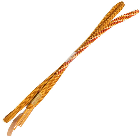 帯締め カジュアル 手組紐 イエロー 正絹 新品・未使用品