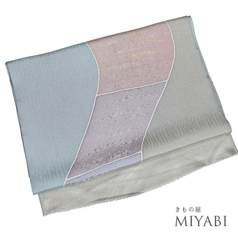 帯揚げ リサイクル お洒落 ちりめん 正絹 多色 丹後ちりめん 地紋 新品・未使用品 AG-1240