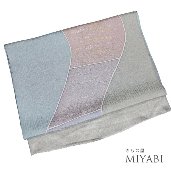 帯揚げ リサイクル お洒落 ちりめん 正絹 多色 丹後ちりめん 地紋 新品・未使用品 AG-1240