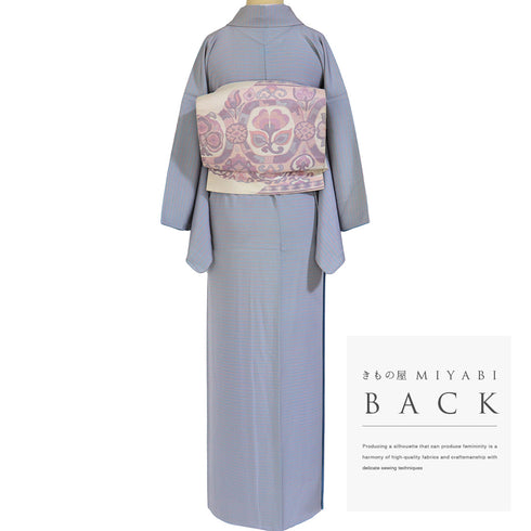 小紋 リサイクル 身丈152cm 裄64.4cm 袷 多色 Sサイズ お洒落 一つ紋 正絹 広衿 Aランク