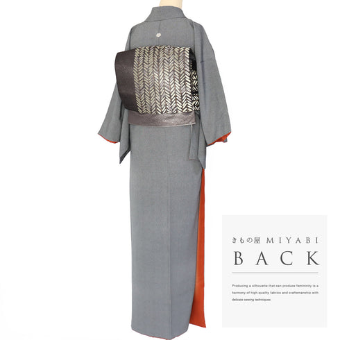 江戸小紋 リサイクル 身丈152.8cm 裄62.8cm 袷 小紋三役 伝統工芸士 保科信 ブラック Sサイズ セミフォーマル お洒落 一つ紋 正絹 広衿 Sランク