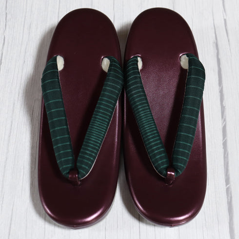 草履 新品 レッド 新品・未使用品 大島紬