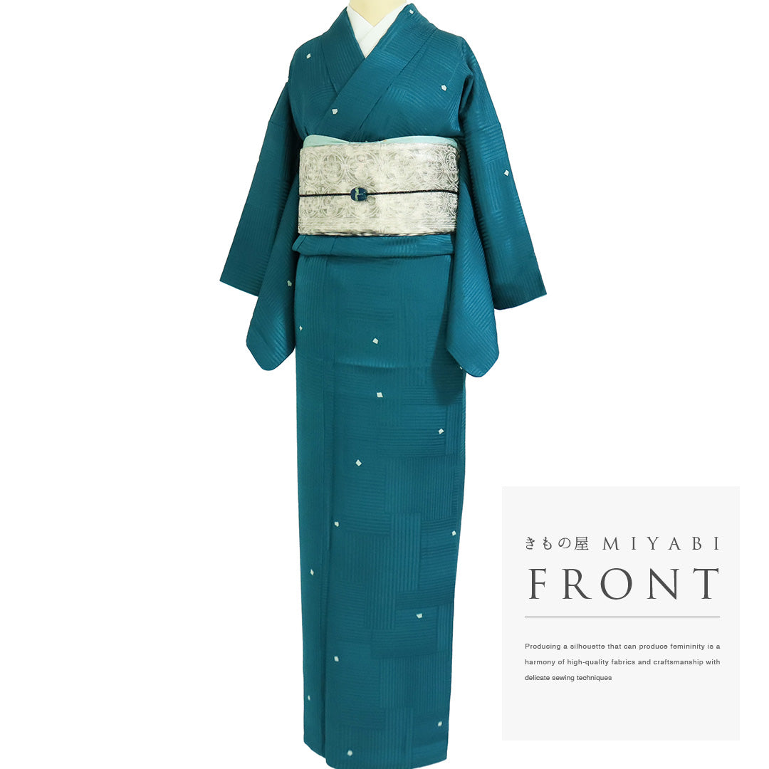 LULU95 着物 小紋 袷 着丈157 LULU95 着物 小紋 袷 着丈157