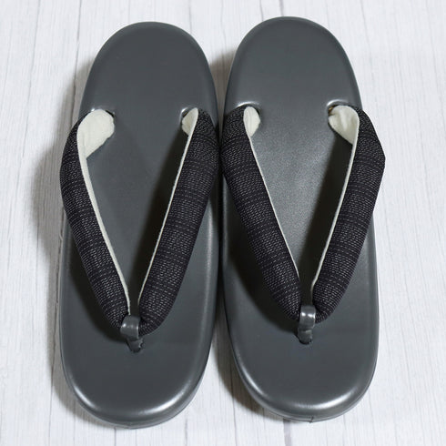 草履 新品 お洒落 グレー 新品・未使用品 大島紬