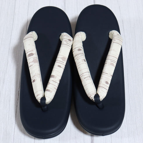 草履 新品 ネイビー 新品・未使用品 しょうざん