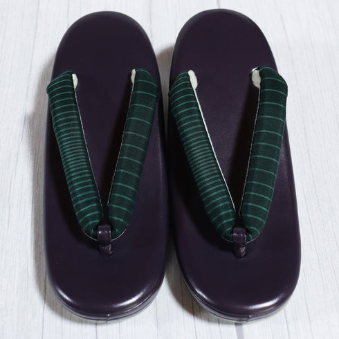 草履 新品 パープル 新品・未使用品 大島紬