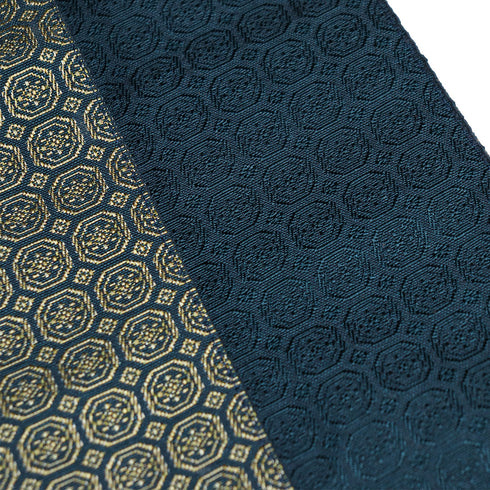 角帯 リサイクル 帯丈420cm 全通 グリーン Sサイズ 正絹 Sランク カジュアル お洒落