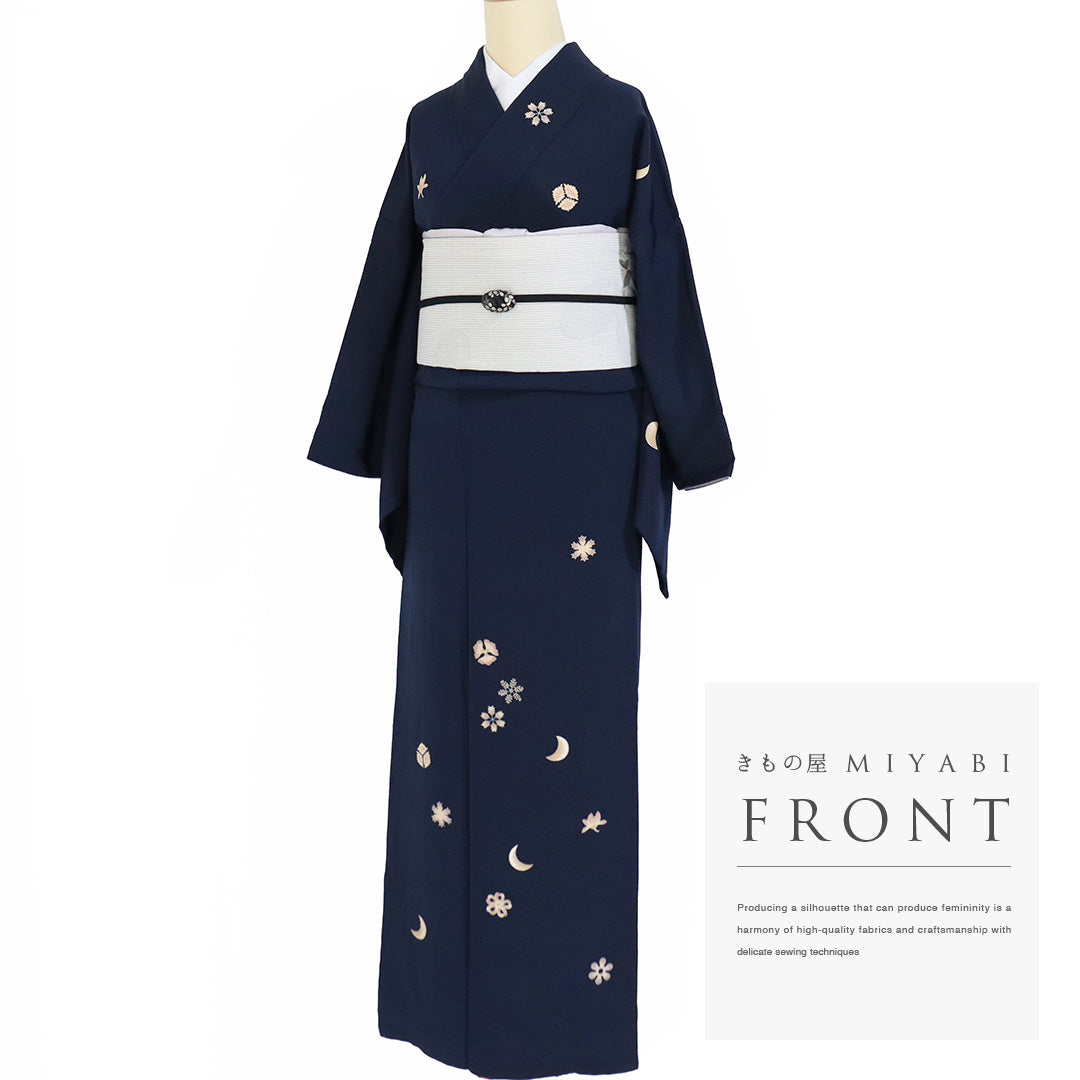 リサイクル着物 付下げ 袷 身丈146cm 裄60.4リサイクル着物 訪問