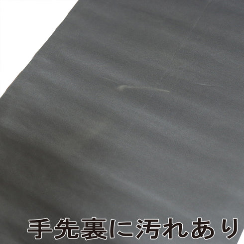 袋帯 リサイクル 帯丈446cm 六通 ボーダー柄 草花柄 パープル Mサイズ 正絹 Sランク フォーマル お洒落