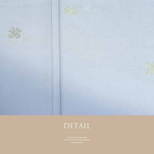 色留袖 リサイクル 身丈168.8cm 裄68.8cm 袷 違い矢柄 グレー LLサイズ 一つ紋 正絹 広衿 Aランク