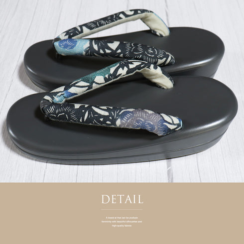 草履 新品 グレー 新品・未使用品 紅型染