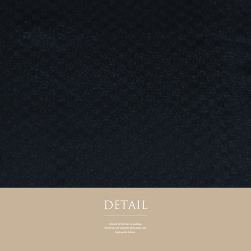 紬 リサイクル 身丈164cm 裄65cm 袷 市松柄 地紋 パールトーン加工 ネイビー Lサイズ お洒落 落款 しつけ糸 正絹 広衿 Sランク