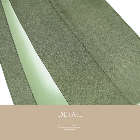 江戸小紋 リサイクル 身丈150.7cm 裄64.8cm 袷 寄せ小紋柄 グリーン Sサイズ セミフォーマル お洒落 一つ紋 正絹 広衿 Sランク