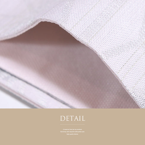 京袋帯 リサイクル 帯丈344cm 六通 麻の葉柄 ピンク Sサイズ ポリエステル Sランク カジュアル お洒落