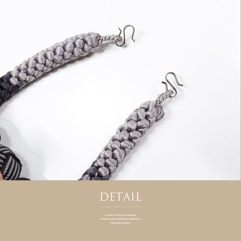 羽織紐 リサイクル 男物 未使用品 未使用品 Sランク 組紐玉 和装小物 ET-577