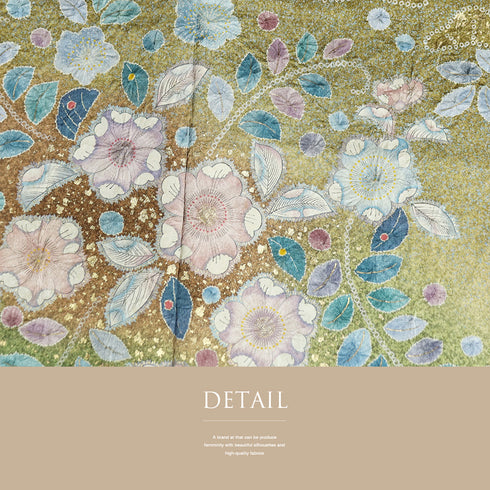 訪問着 リサイクル 身丈154.8cm 裄63.6cm 袷 辻ヶ花文様 箔 後絞り加工 グリーン Sサイズ お洒落 正絹 広衿 Sランク