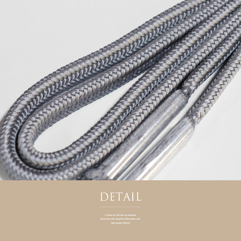 帯締め リサイクル カジュアル 手組紐 ブルー 正絹 新品・未使用品