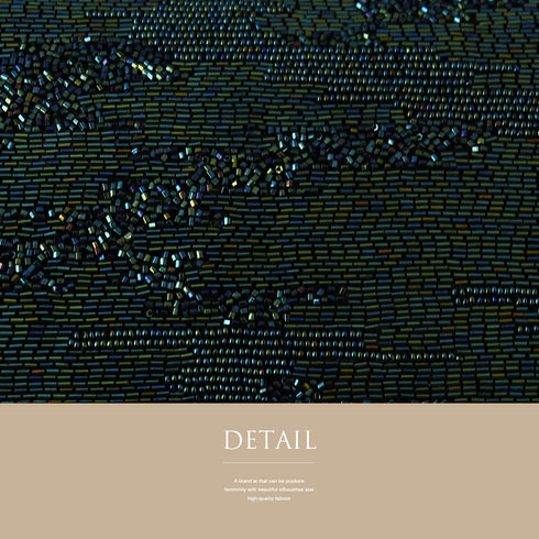 バッグ リサイクル グリーン ビーズ Aランク