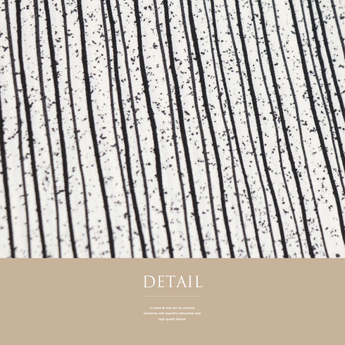 羽織 リサイクル 身丈102.5cm 裄63.8cm 袷 ロング丈 デザイン縞 たたき アイボリー Sサイズ お洒落 カジュアル 正絹 Sランク