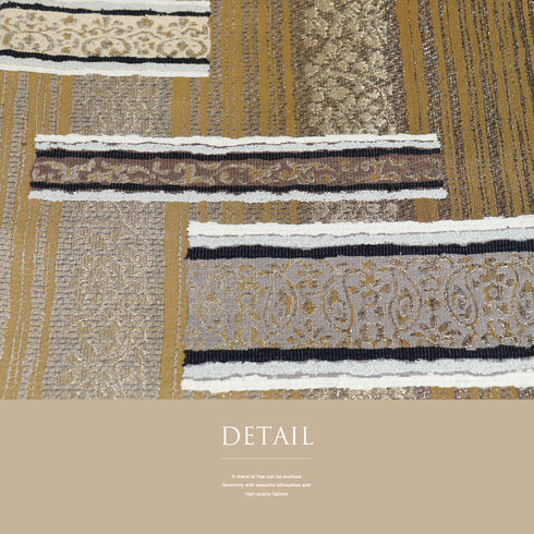 袋帯 リサイクル 帯丈432cm 六通 奄美大島本泥染 ブラウン Sサイズ 正絹 新品・未使用品 セミフォーマル お洒落