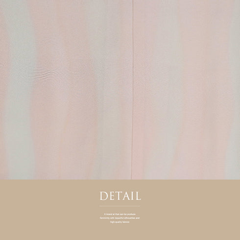 長襦袢 リサイクル 長襦袢 身丈124cm 裄65.6cm 袷 縦ぼかし柄 ピンク Mサイズ お洒落 正絹 Sランク