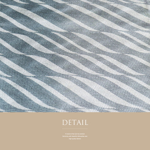 袋帯 リサイクル 帯丈446cm 六通 幾何学柄 グリーン Mサイズ 正絹 Sランク お洒落