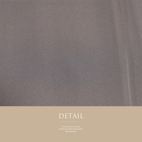 色無地 リサイクル 身丈156.7cm 裄64cm 袷 パープル Mサイズ お洒落 一つ紋 しつけ糸 正絹 広衿 Sランク