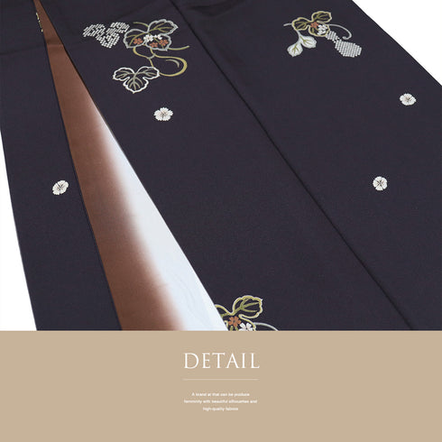 小紋 リサイクル 身丈158.7cm 裄63cm 袷 瓢箪柄 パープル Mサイズ お洒落 正絹 広衿 Sランク