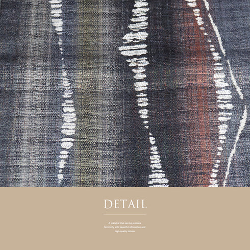 袋帯 リサイクル 帯丈452cm 六通 幾何学模様 多色 Lサイズ 正絹 新品・未使用品 お洒落 カジュアル