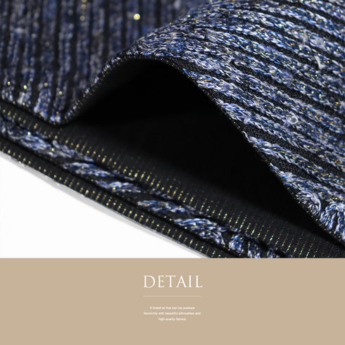 袋帯 リサイクル 帯丈438cm 全通 無月 ブルー Mサイズ 正絹 Sランク お洒落