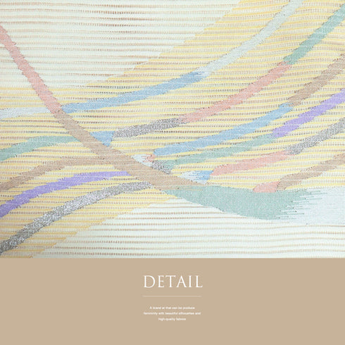 名古屋帯 リサイクル 帯丈353cm ポイント柄 8寸 絽 アイボリー Sサイズ 不明 Aランク カジュアル