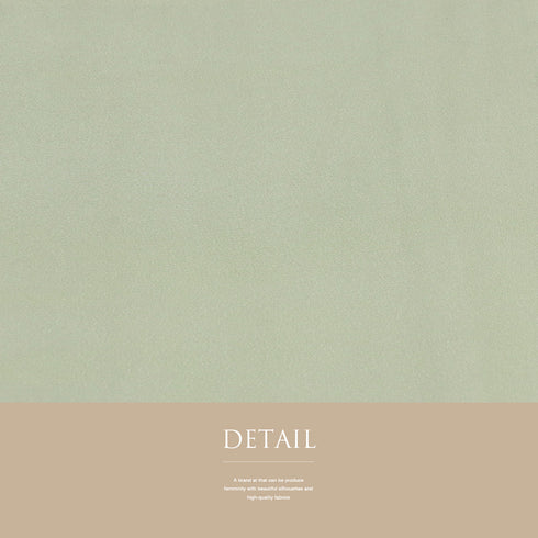 色無地 リサイクル 身丈155.3cm 裄66cm 袷 グリーン Sサイズ お洒落 正絹 広衿 地紋なし Bランク