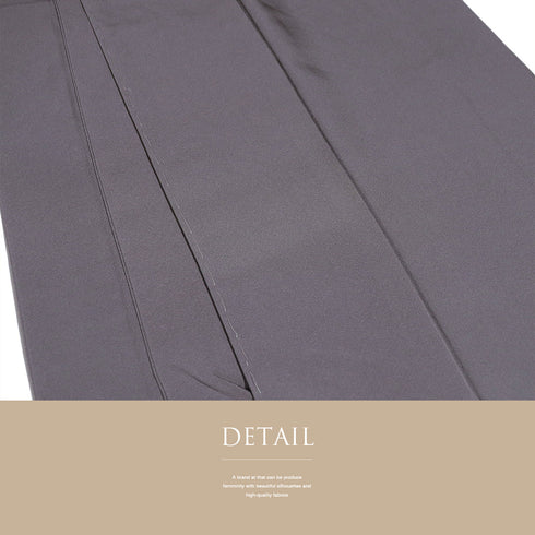 色無地 リサイクル 袷 Mサイズ Sランク パープル お洒落 身丈158cm 裄63cm 着物 IR-324