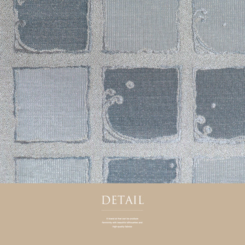 袋帯 リサイクル 帯丈432cm 六通 夏物 波柄 グレー Sサイズ 正絹 Sランク お洒落