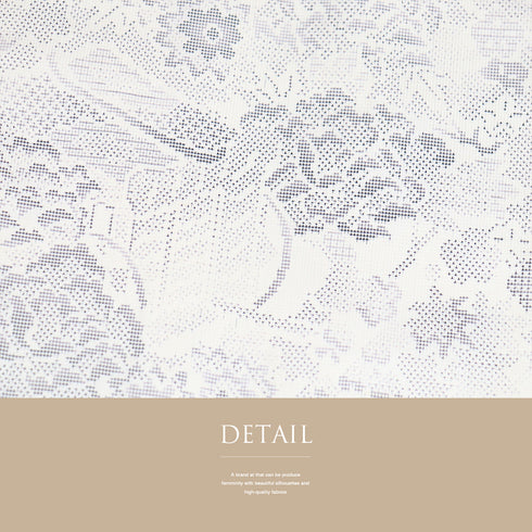 紬 リサイクル 身丈152cm 裄62.8cm 袷 御所車に花柄 ベージュ Sサイズ カジュアル お洒落 しつけ糸 正絹 広衿 Aランク