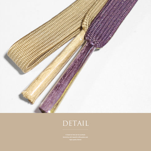 帯締め リサイクル お洒落 平組紐 多色 正絹 新品・未使用品
