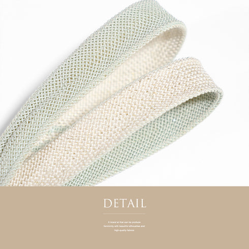 帯締め リサイクル 手組紐 ブルー 正絹 新品・未使用品