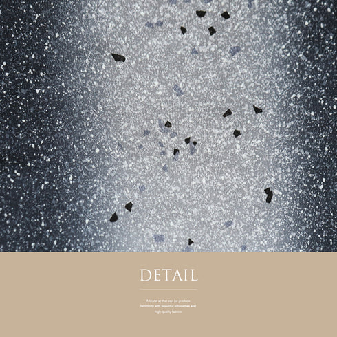 訪問着 リサイクル 身丈159.3cm 裄67.8cm 袷 たたき染め 石田凱宣 ぼかし ネイビー Mサイズ お洒落 落款 しつけ糸 正絹 広衿 Sランク