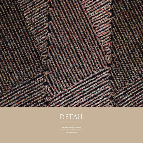 袋帯 リサイクル 帯丈442cm 全通 本場奄美大島泥染絣 無月 ブラウン Mサイズ 正絹 Sランク お洒落