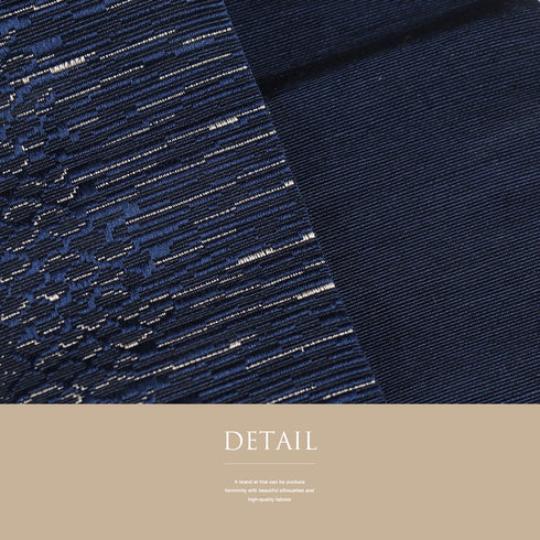 角帯 リサイクル 帯丈386cm 全通 ネイビー SSサイズ 正絹 Sランク カジュアル お洒落