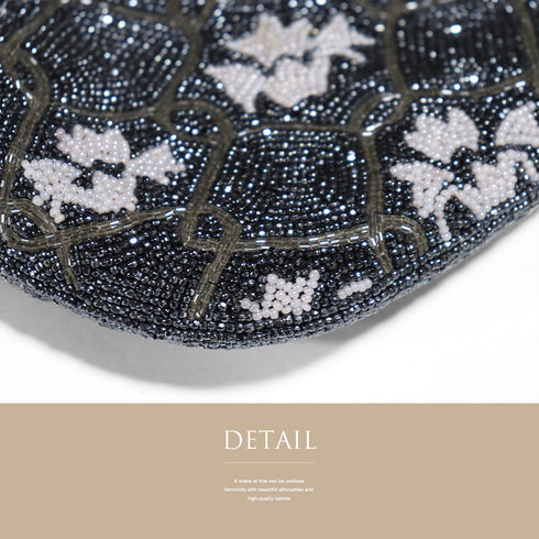 バッグ ブラック ビーズ Sランク ビーズバック