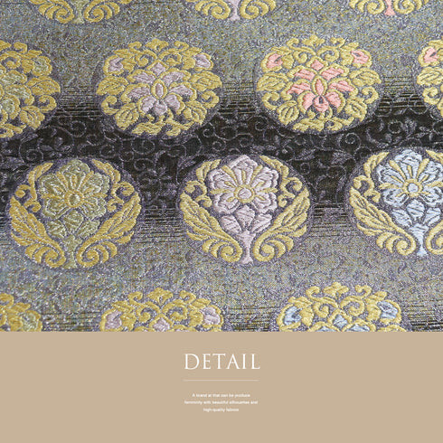 袋帯 リサイクル 帯丈438cm 六通 華文 多色 Mサイズ 正絹 Sランク フォーマル セミフォーマル