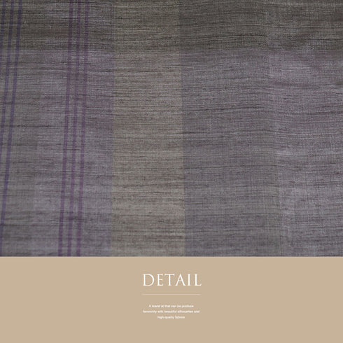 紬 リサイクル 身丈159.5cm 裄63.6cm 袷 デザイン縞柄 多色 Mサイズ カジュアル お洒落 正絹 広衿 Aランク