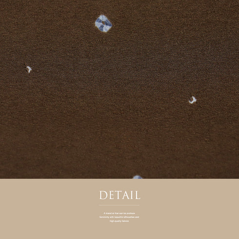 帯揚げ リサイクル お洒落 ちりめん 正絹 ブラウン 部分絞り柄 新品・未使用品 AG-1248