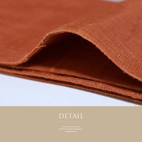 袋帯 リサイクル 帯丈432cm ポイント柄 風景柄 ブラウン Sサイズ 麻 Sランク お洒落 カジュアル