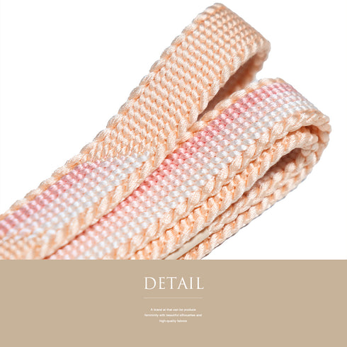 帯締め カジュアル 平組紐 ピンク 正絹 新品・未使用品