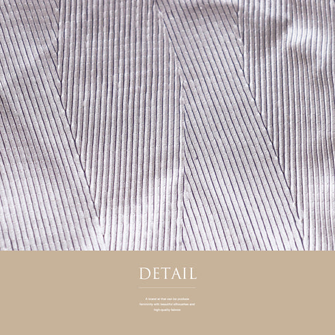 小紋 リサイクル 身丈158cm 裄63.8cm 袷 幾何学柄 縦枠柄 絞り パープル Mサイズ お洒落 しつけ糸 正絹 広衿 Aランク