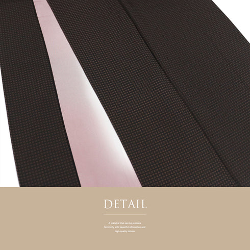 江戸小紋 リサイクル 身丈162.5cm 裄68.4cm 袷 角通し ブラウン Lサイズ お洒落 カジュアル 正絹 広衿 Sランク