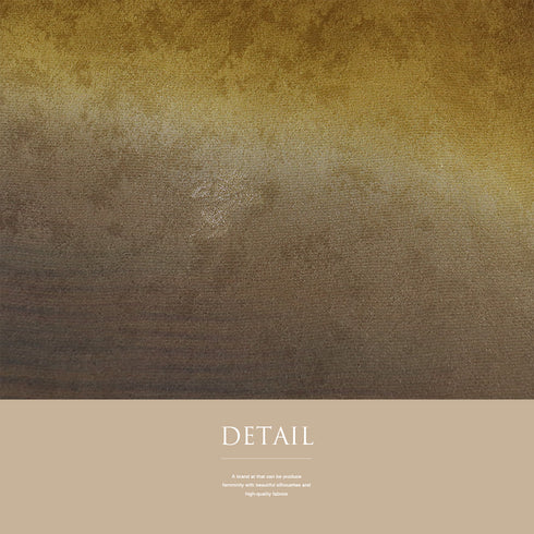 訪問着 リサイクル 身丈159cm 裄65.8cm 袷 斜めぼかし柄 利男 ブラウン Mサイズ お洒落 セミフォーマル 落款 しつけ糸 正絹 広衿 Sランク